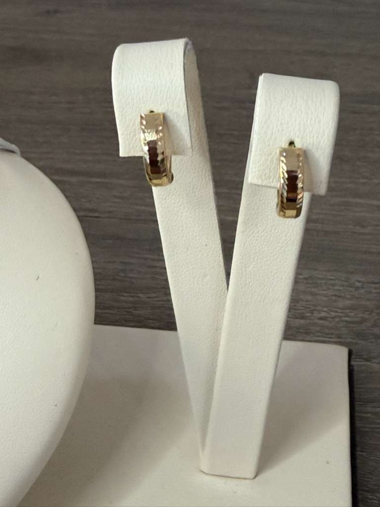 Argollas Diamantada Pequeñas
